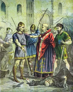 Capture of St Alphege, Archbishop of Canterbury, 1012 (mid 19th century) Capture of St Alphege, Archbishop of Canterbury, 1012 (mid 19th century)