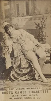 Card Number 367, Lizzie Webster, from the Actors and Actresses series (N145-5) issued by Card Number 367, Lizzie Webster, from the Actors and Actresses series (N145-5) issued by