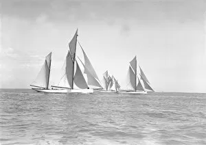 Ketch Gallery: Cariad, Betty & Meteor, 1911. Creator: Kirk & Sons of Cowes