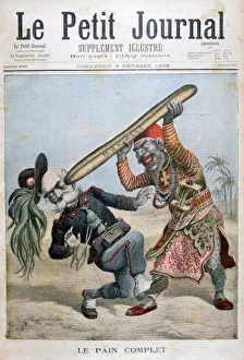 Caricature of Francesco Crispi, Italian politician, 1896. Artist: Henri Meyer Caricature of Francesco Crispi, Italian politician, 1896. Artist: Henri Meyer