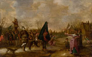 Shrove Tide Gallery: Carnival Procession, c. 1660. Creator: Venne, Adriaen Pietersz. van de (1589-1662)