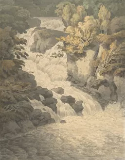 Cascade of the Aray at Inveraray (Scotland), June 30, 1791. Creator: John White Abbott