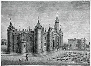 Castle of Marcoussis, near Rambouillet, c17th century, (1870). Artist: Unknown Castle of Marcoussis, near Rambouillet, c17th century, (1870). Artist: Unknown