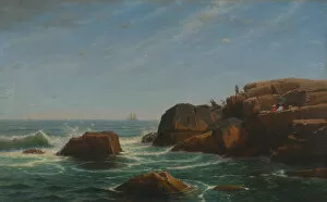 Castle Rock, Nahant, 1865. Creator: William Stanley Haseltine