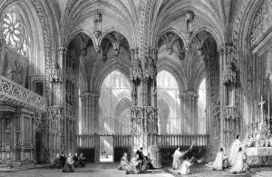 The Cathedral of Lyons, France, 19th century.Artist: E Challis The Cathedral of Lyons, France, 19th century.Artist: E Challis