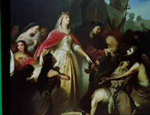 The Catholic Monarchs receiving the Christian captives in the conquest of Malaga The Catholic Monarchs receiving the Christian captives in the conquest of Malaga