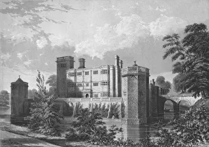 Caverswall Castle, Staffordshire, 1845. Artist: WL Walton Caverswall Castle, Staffordshire, 1845. Artist: WL Walton