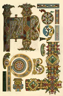 Celtic illuminated manuscripts, (1898). Creator: Unknown Celtic illuminated manuscripts, (1898). Creator: Unknown