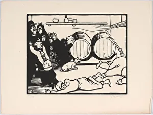 Vallotton's C'est la guerre Print, 1915-1916