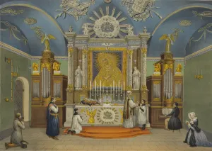 The chapel of Our Lady of the Gate of Dawn in Vilnius, 1847 The chapel of Our Lady of the Gate of Dawn in Vilnius, 1847