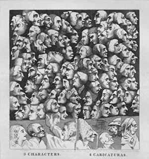 'Characters and Caricaturas', 1807, (1827). Creator: Thomas Cook 'Characters and Caricaturas', 1807, (1827). Creator: Thomas Cook