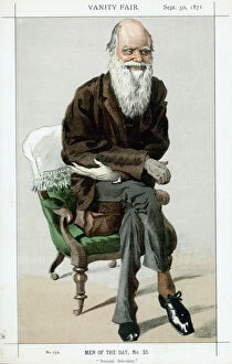 Biologist Gallery: Charles Darwin, English naturalist, 1871