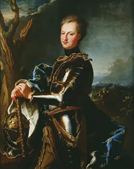 Prints of Charles XII, 1715. King of Sweden Sweden Prints: Charles XII, King of Sweden Print, 1715
