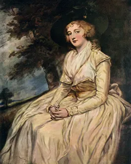 Charlotte, Lady Milnes 18th century (1910).Artist: George Romney Charlotte, Lady Milnes 18th century (1910).Artist: George Romney