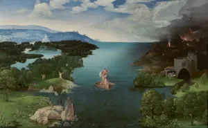 Charon Crossing the Styx. Artist: Patinir, Joachim (ca. 1480-1524) Charon Crossing the Styx. Artist: Patinir, Joachim (ca. 1480-1524)