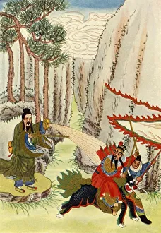 Chiang Tzu-Ya Defeats Wen Chung, 1922. Creator: Unknown Chiang Tzu-Ya Defeats Wen Chung, 1922. Creator: Unknown