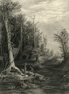 The Chickahominy, 1872. Creator: William Wellstood The Chickahominy, 1872. Creator: William Wellstood