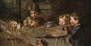 Newborn Collection: Childhoods Treasures, 1886, (c1930). Creator: Marianne Stokes