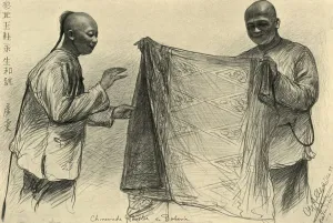 Chinese merchants in Batavia, Dutch East Indies, 1898. Creator: Christian Wilhelm Allers Chinese merchants in Batavia, Dutch East Indies, 1898. Creator: Christian Wilhelm Allers