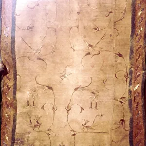 Chinese Silk Saddle-Cloth of Phoenixes and Flowers, Pazyryk, Altai, c5th century BC Chinese Silk Saddle-Cloth of Phoenixes and Flowers, Pazyryk, Altai, c5th century BC