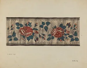 Chintz Border, c. 1937. Creator: Edith Miller Chintz Border, c. 1937. Creator: Edith Miller