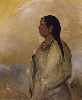 A Choctaw Woman, 1834. Creator: George Catlin