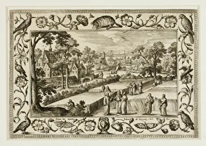 Jesus Christ Biblical Scene Prints: Christ and the Disciples in the Field, from Landscapes with Old