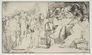 Rembrandt's Christ Disputing with the Doctors Print, 1652