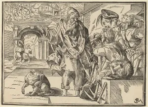 Christ Tells His Disciples of the Last Judgment Print, 1630