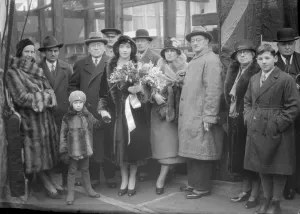 The Great Days of Yachting Gallery: Christening Group for the Yugoslavian Bakar, J Samuel White and Co, Cowes, Isle of Wight, 1931