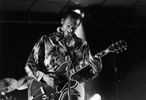 Famous Musicians Of The 20th Century Prints: Chuck Berry, Bognor Regis, 1994. Creator: Brian Foskett