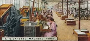 A Cigarette Machine Room, 1926