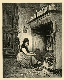 Scribner And Co Gallery: Cinderella, 1883. Creator: Unknown