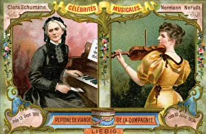 Clara Schumann and Wilma Norman-Neruda, c1900 Clara Schumann and Wilma Norman-Neruda, c1900