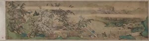Cleansing Medicinal Herbs in the Stream on a Spring Day, 1703. Creator: Yu Zhiding (Chinese)