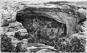 Cliff Palace in Cliff Palace Canyon, southwest Colorado, USA, 1901. Artist: Unknown Cliff Palace in Cliff Palace Canyon, southwest Colorado, USA, 1901. Artist: Unknown