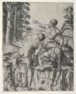 The Climbers (Three Figures from Michelangelo's Battle of Cascina), 1510. Creator The Climbers (Three Figures from Michelangelo's Battle of Cascina), 1510. Creator