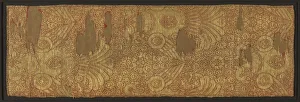 Cloth of Gold: Displayed Falcons, mid 1200s. Creator: Unknown Cloth of Gold: Displayed Falcons, mid 1200s. Creator: Unknown