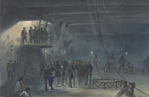 Coiling the Cable Print, 1865-66