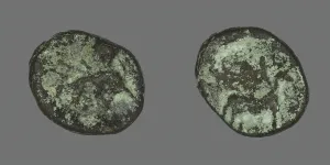 Coin Depicting a Goat, (after 308 BCE ?). Creator: Unknown Coin Depicting a Goat, (after 308 BCE ?). Creator: Unknown