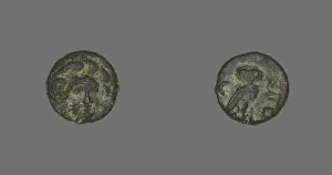 Coin Depicting the Goddess Athena, 4th century BCE. Creator: Unknown Coin Depicting the Goddess Athena, 4th century BCE. Creator: Unknown