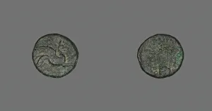 Coin Depicting a Griffin, 300-30 BCE. Creator: Unknown Coin Depicting a Griffin, 300-30 BCE. Creator: Unknown