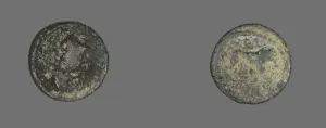 Coin Depicting a Lion, 193-211. Creator: Unknown Coin Depicting a Lion, 193-211. Creator: Unknown