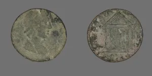 Coin Depicting Senate, 3rd century. Creator: Unknown Coin Depicting Senate, 3rd century. Creator: Unknown