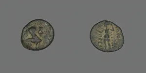 Coin Depicting a Sphinx, 31 BCE-476 CE. Creator: Unknown Coin Depicting a Sphinx, 31 BCE-476 CE. Creator: Unknown