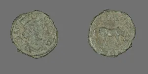 Coin Depicting Tyche, 211-268 CE. Creator: Unknown Coin Depicting Tyche, 211-268 CE. Creator: Unknown