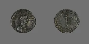 Coin Portraying Emperor Probus, 277. Creator: Unknown Coin Portraying Emperor Probus, 277. Creator: Unknown
