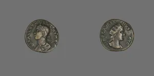 Coin Portraying King Vabalathus, 270-275. Creator: Unknown Coin Portraying King Vabalathus, 270-275. Creator: Unknown