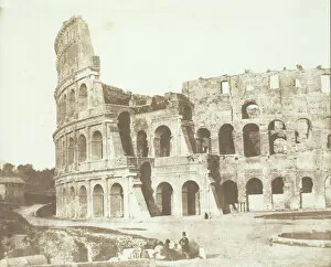 Ancient Roman Gallery: Colosseum, Rome, 2nd View, May 1846. Creator: Calvert Jones