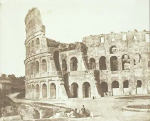 Colosseum, Rome, 2nd View, May 1846. Creator: Calvert Jones Colosseum, Rome, 2nd View, May 1846. Creator: Calvert Jones